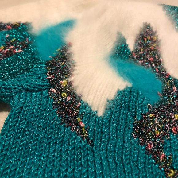 Vintage 80s Franco Valeri Angora blend sweater size S - Picture 8 of 12